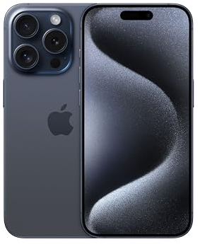 Apple iPhone 15 Pro 256 GB - Titan Blau (Generalüberholt)