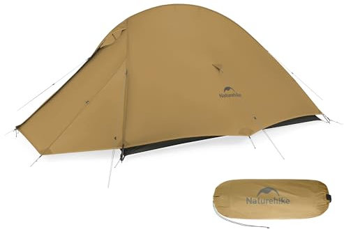 Naturehike Cloud Up Pro Tente 2 Personnes Tente de Camping Légère, Facile à Monter Tente Dôme Coupe-Vent & Imperméable pour Voyage en Extérieur Trekking