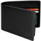 BIAL Mens RFID Blocking Bifold Wallet - Flip Wallet, Slim, 2 ID Window - Superfine Fiber PU Synthetic Leather (Black)
