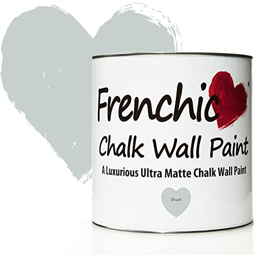 Frenchic Shush Chalk Wall Paint, For Interior Walls & Ceilings, Ultra Matte, Washable & Scrubbable (2.5L)