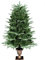 Weihnachtsbaum 120cm, Uten Christbaum mit PE Nadeln, spezielle Basis, Weihnachtsdeko