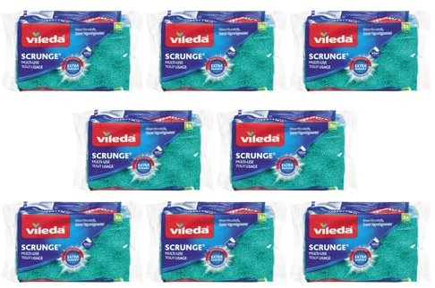 Vileda 3PK Scrunge Multi Use - Bumper 8 Packs - 24 Scrunge in Total