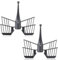 2 Stück Schmetterling Rühraufsat für TM5 TM6 TM31, Schmetterling Rührer, Rührer Aufsatz für Küchenmaschinen Butterfly Mixer, Küchenmaschine Ersatzteile für Vorwerk Küchenmaschine