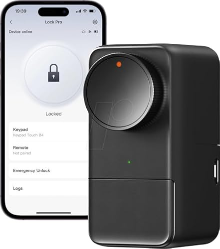 SwitchBot Smart Lock Pro elektronisches Türschloss schwarz