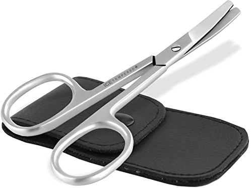 Babynagelschere Kinder Nagelschere mit abgerundeten Enden aus Edelstahl mit Aufbewahrungsetui