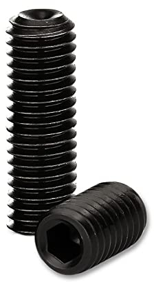 DOJA Industriel | Vis sans tête à filetage métrique | M4 x 20 mm | Lot de 20 | Vis goujons filetées Allen | Extrémité chanfreinée | Pour fixation multi-usages, maison, construction, etc