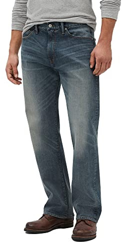 GAP Mens Relaxed Fit Jeans, Authentic Medium, 34W x 30L US