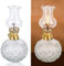 SUNOYA Petroleumlampe für Innenräume, Öllampen aus Glas - Retro Nostalgie Transparente Einstellbare Helligkeit, Winddicht Dekorative Öllampe für Wohnzimmer Esszimmer Notfalleinsatz