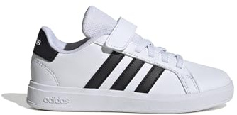 adidas Grand Court 2.0 Shoes Children, Zapatillas Unisex niños, Cloud White Core Black Cloud White, 31 EU