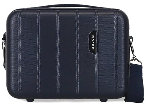 MOVOM Wood Accessorio da viaggio - Beauty case unisex adulto, blu, Taglia unica, Necessità adattabile