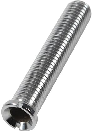 GIONAR M12 x 70 mm Hollow Screw for Sink Strainer - Stainless Brass, Universal for Strainer Basket Valves, Kitchen Sinks, Washbasins - Easy Assembly, Durable and Practical