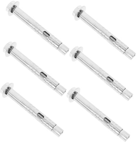 HOMOCONO 6er-set Dehnschraubenbolzen Mit Außenmuttern Hochleistungs-ankerbolzen Für Zuverlässige Befestigung