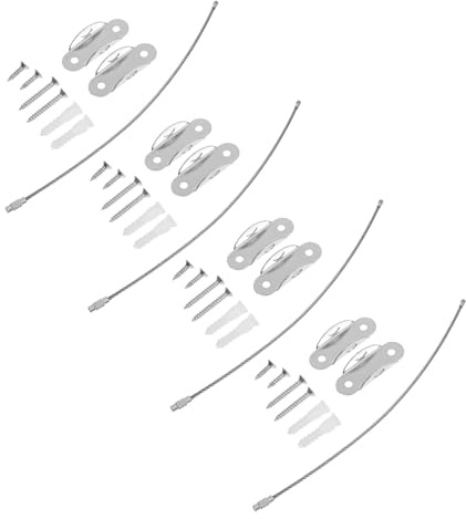 NUOBESTY 4sets Furniture Falling Straps Safety Straps for Wall Anchors Preventing Tip over Device for Boys and Girls Toddlers