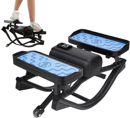 Rock Stepper – Side Swing Trainer, Compact Side Swing Stepper för Leg, Lift, Core and AB Training with Low – Rocking Motion for Home, Apartment, Dorm, Office and Gym Workouts