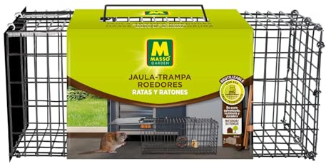 Trampa Jaula para Ratas y Ratones De Acero Captura Roedores Sin Veneno, Reutilizable, con Cebo, Malla Galvanizada Resistente, Uso Interior y Exterior | Nexum Market