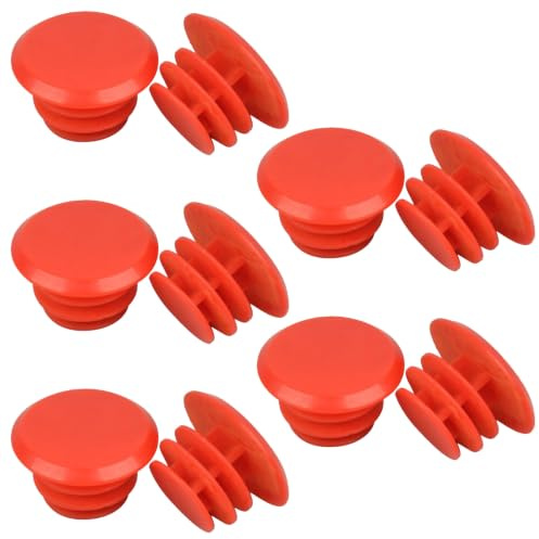 WRITWAA 10 st. styrändkåpor, styrändpluggkåpor, innerdiameter 22 mm, innerdiameter 22 mm, plastgreppplugg för cykel, styrstopp för racercykel