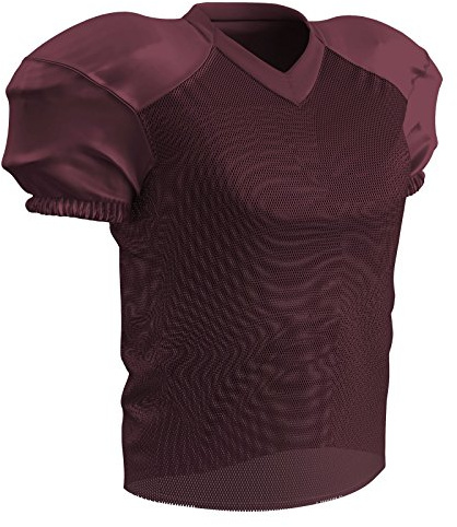 Champro Football Jersey Time out-Camiseta de fútbol de poliéster para práctica, Hombre, Granate, M