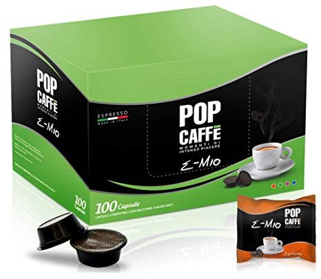 400 CAPSULE POP CAFFE' E-MIO 1 INTENSO COMPATIBILI LAVAZZA A MODO MIO