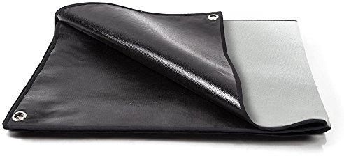 TEXFIRE | Coperta ignifuga per saldatura WELD S1, flessibile e leggera. Resiste fino a 550°C. Fibra di vetro con rivestimento speciale per alte temperature.