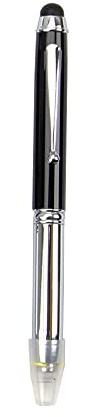 SENRISE Lampe de poche à LED avec stylo/stylet/lampe torche à encre d'écriture de nuit (1 paquet)