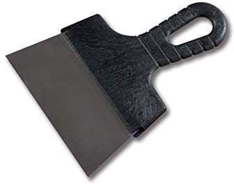 Espátula de pintor, espátula de superficie de fachada, espátula de yeso, espátula de construcción, espátula trapezoidal, espátula de acero, pala de acero