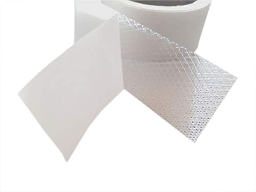 (ab 0,45€/M) Saumband Bügelband Saumfix Fixierband beidseitig in Weiß, 10 Meter Länger, 20 mm Breiter