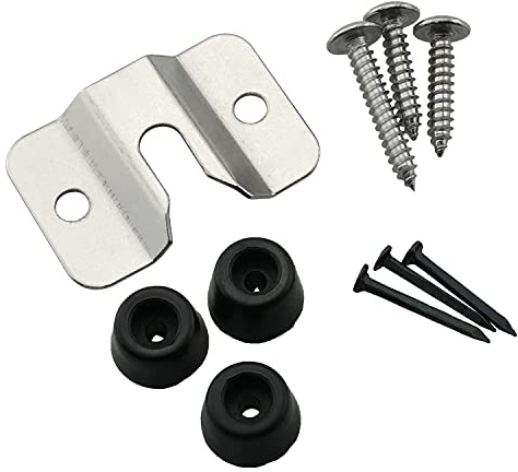 Support de cible de fléchettes – pour accrocher des cibles – Comprend des vis et stabilisateurs Kit de suspension pour cible de fléchettes – Support mural pour cible de fléchettes – Crochets de