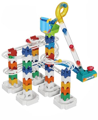 【𝙋𝙧𝙞𝙢𝙚 𝘿𝙚𝙖𝙡】 Gravity Rush Interaktive Murbelbahn Kugelbahn, 81 Teile – erweiterbar Dank Baukasten Prinzip