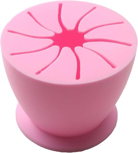 Pink Weeding Scrap Collector, Suctioned Vinyl Weeding Scrap Collector, Soft Silicone Vinyl Weeding Tools, Vinyl Scrap Collector, Scrap Holder Box for Craft Adhesive Vinyl Scrapbooking and Stamping