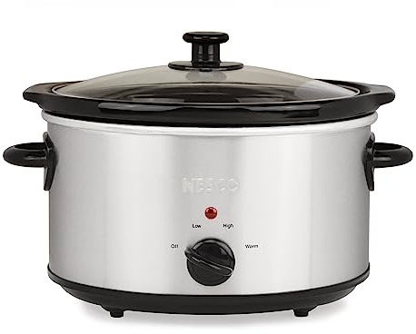 NESCO SC-4-25, Slow Cooker, 4 Quart, Silver