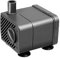 Nobleza-Tauchpumpe (5W 300L/H) Ersatzpumpe für Springbrunnen, Aquarien, Teiche mit Zubehör