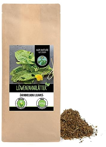 Alpi Nature Löwenzahntee 500g, Löwenzahnblätter geschnitten, Löwenzahn Tee lose, Löwenzahnblätter Tee