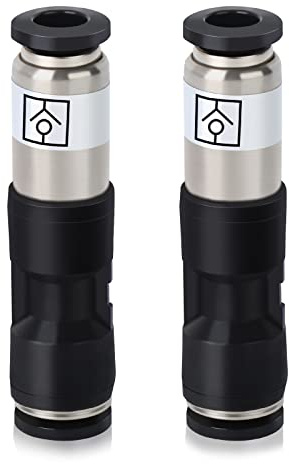 ERGAOBOY 2 st 8 mm luftkomprimerade backventilkontakter, luftflöde Push to Connect-beslag