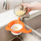 Spülbecken Organizer Teleskop Waschbecken Caddy Spülenhalter Küchenspülen Organizer Früchtekorb Schwamm Seifenhalter Organizer Waschbecken Sider Wasserhahn Erweiterbarer Ablagekorbhalter (Orange)