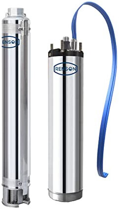 POMPE FORAGE 4'' 200L/MIN 12E INOX MOTEUR EAU TRI 1,5KW RENSON