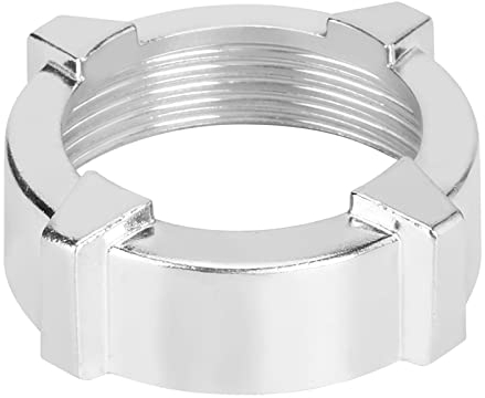 Joyzan Meat Grinder Replacement Nut, Household Stainless Steel Mincer Nut Attachment Kitchen Tools Thread Inner Diameter 6cm/ 2.4in Parts for Home Commercial Electric Grinders Accessories, Silver