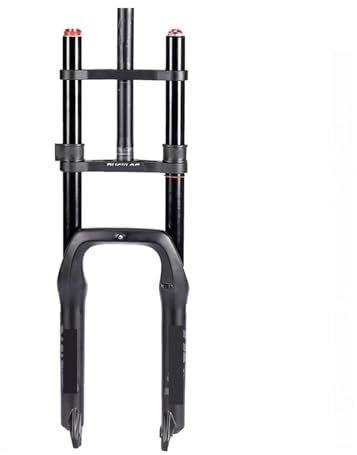 DUOCAI MTB Fork M+T+B Fork 20 26 Inch Fatbike Fork Double Shoulder Mountain Bike Suspension Fat Tire Bicycle Air Fork for Snow Beach Bike(Fork 26x4.0 inch)