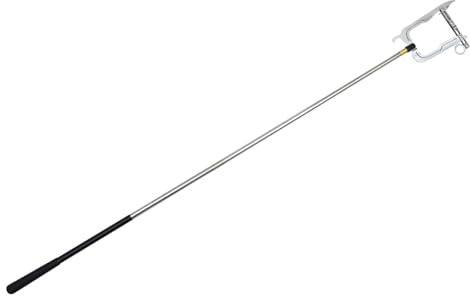 Toddmomy Adjustable Telescoping Boat Hook with Stainless Steel Construction, Foldable Design for Easy Carry and Storage, for Docking and Mooring Line Pulling in Marine Activities