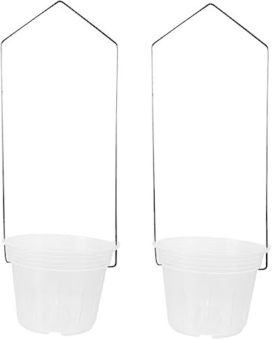 TOYANDONA 2sets Fioriere Sospese Vasi Da Gancio Per Appendere Piccole Piante Decorazione Balcone