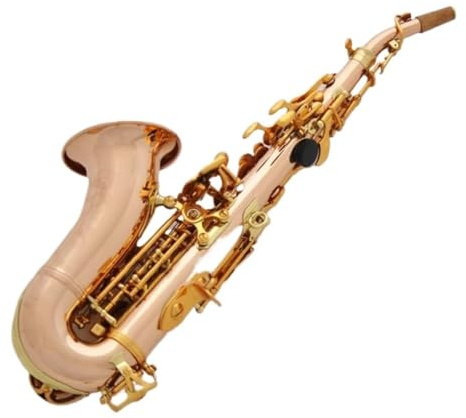Professionell Saxofon Professionell Rose Brass Body Bb Tube Altsaxofon Med Fodral