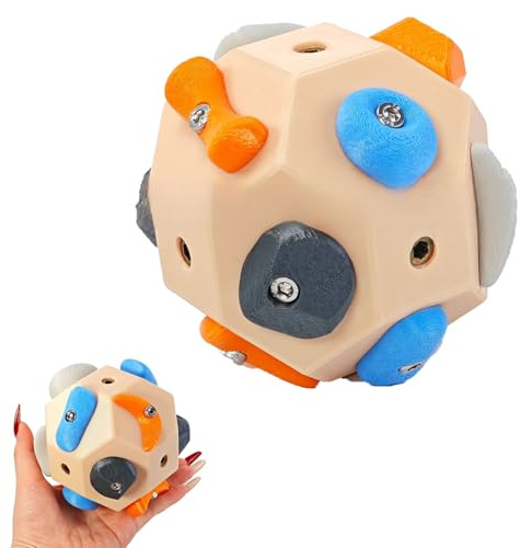 DXPETA Boulder Block, Rock Climbing Holds for Training, Portable Climbing Ball for Grip Strength, Finger Exercise Tool for Climbers and Fitness Enthusiasts
