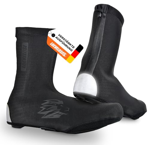 Couvre-chaussures en néoprène pour vélo de course, imperméables, coupe-vent, pour l'hiver - Protection contre la pluie - Réfléchissant