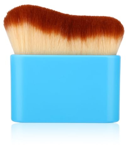 NQEUEPN Pennello per Autoabbronzanti, Applicatore Autoabbronzante Fondotinta Pennello per Trucco Corpo for Viso Schiena Gambe (Blu)