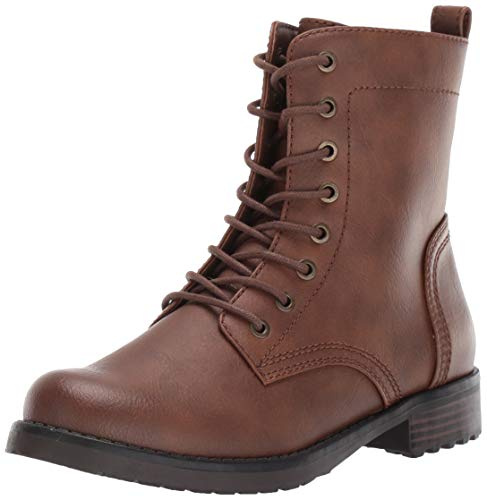 Amazon Essentials Anfibi da donna con lacci, color cognac, taglia 39