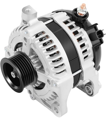 SCITOO Alternator 11295 Fits for Chrysler for Town & Country V6 3.3L 3.8L 2008-2010, for Dodge for Grand Caravan V6 3.3L 3.8L 08-10, for Jeep for Wrangler 3.8L V6 09-11 160A High-output 04801304AA