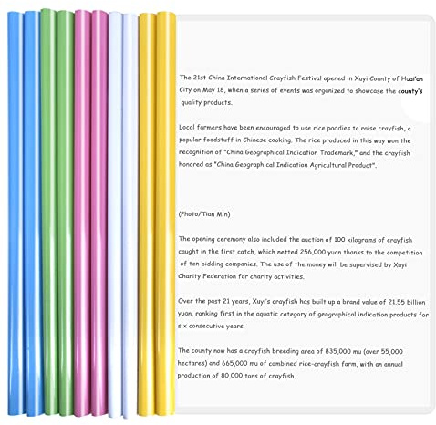 10 Pcs A4 Report Covers with Sliding Bar,Project Presentation Covers,Transparent Document Binder, Project Folders Plastic,Sliding Bar Binder for Home School Office Documents Resume Classification