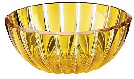 GUZZINI - Ciotola L Dolcevita, Bio-Based Plastic, Ambra, 25x25xh10,5