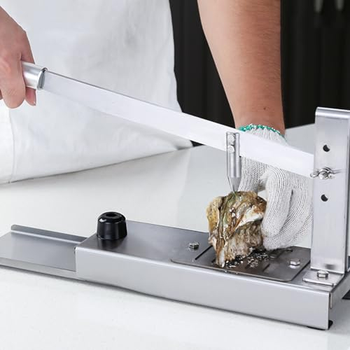 Eljeczt Macchina Apri Ostriche Kit Apri Vongole per Ostriche Regolabile in Acciaio Inossidabile Coltello Ostriche Professionale Strumenti di Pesce per Il Buffet della Famiglia Dell'hotel