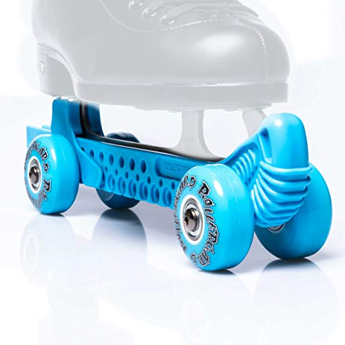 Rollergard Protège-lames avec roulettes pour patinage artistique - Bleu