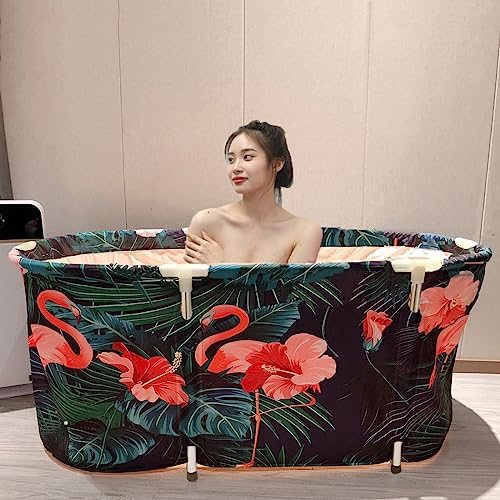 MANFFIER Mobile Badewanne, faltbar, tragbar, für Erwachsene, Studenten, Familie und Kinder, alle Jahreszeiten, praktisch für Pool, Spa und Lagerung